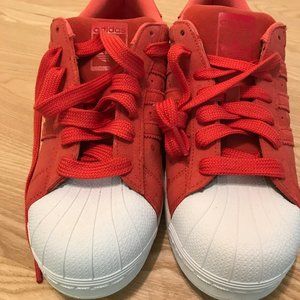 Adidas Red Shell Toes